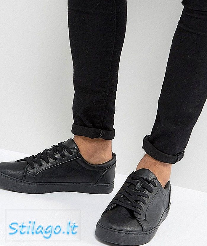 ASOS DESIGN Pantofi Wide Fit de culoare neagră