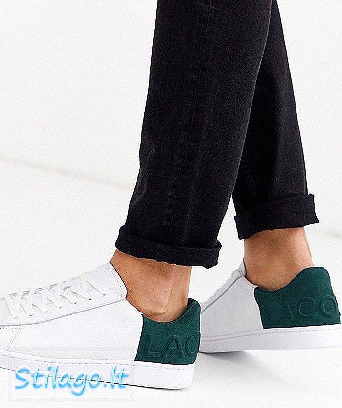 Sneaker Lacoste carnaby evo in verde bianco