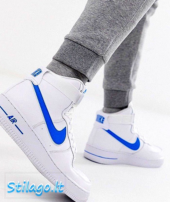 Zapatillas de deporte en blanco air force 1 de Nike