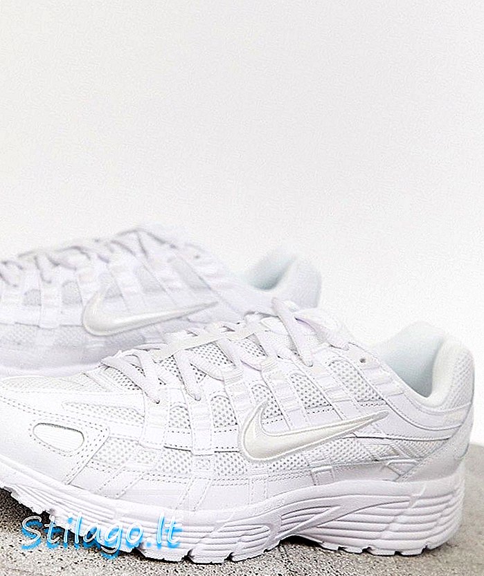 Beyaz Nike P-6000 spor ayakkabı