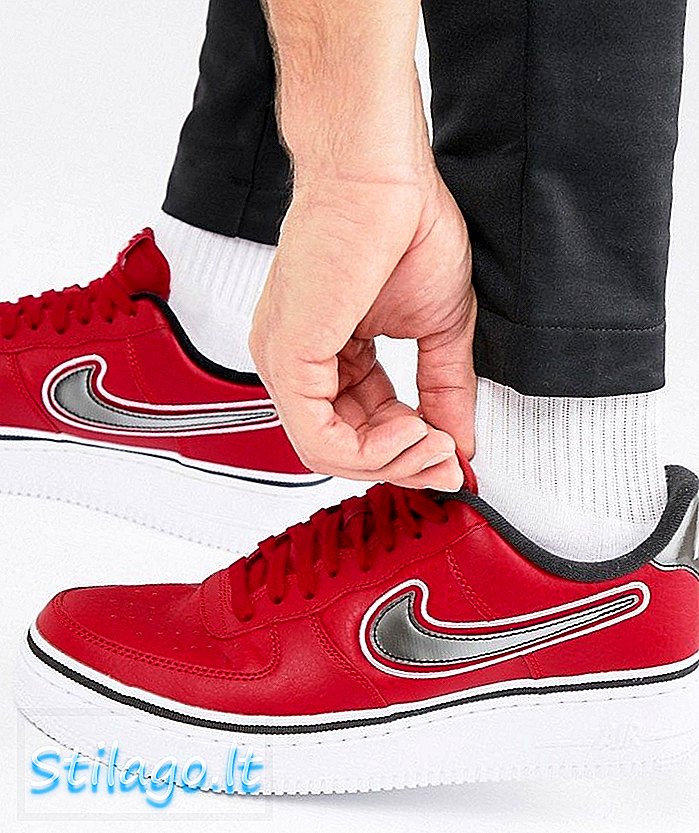 Nike NBA Air Force 1 '07 Kırmızı Spor Ayakkabısı AJ7748-600