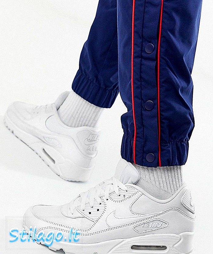 Nike Air Max 90 základních trenérů v bílé barvě