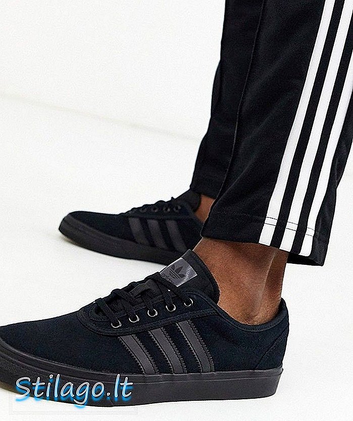 pelatih Adidas Skateboarding Adi-Ease berwarna hitam