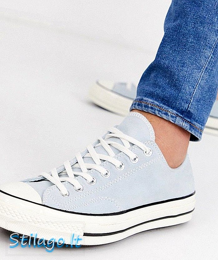 Sneaker Converse Chuck '70 in pelle scamosciata blu chiaro
