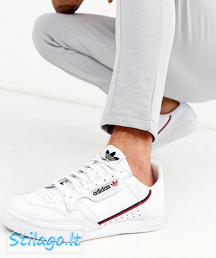 Adidas Originals Continental 80 Trainers Em Branco