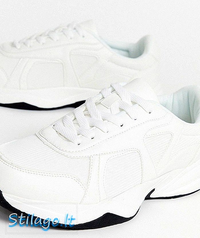 Masywne tenisówki New Look w kolorze białym