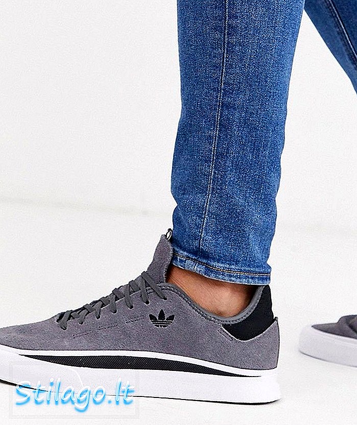 Sneaker adidas Skateboard sabalo in camoscio grigio