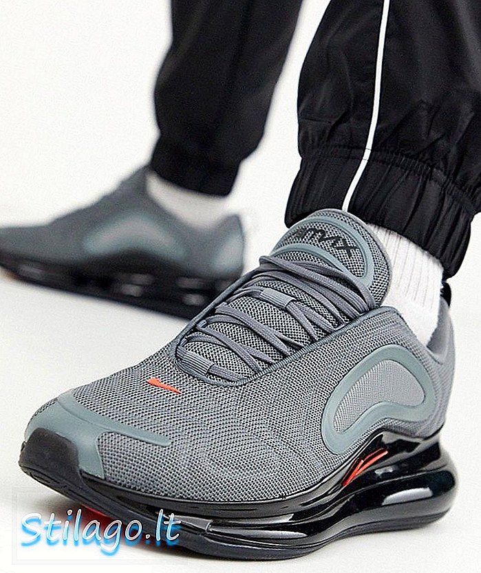 Nike Air Max 720 sneakers in grijs-zwart