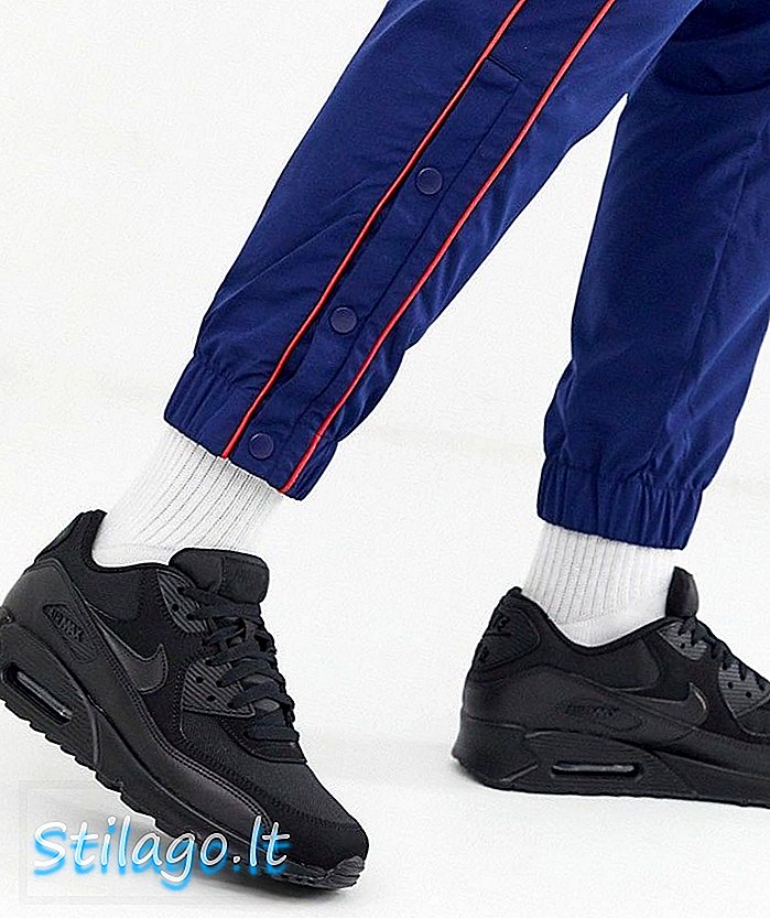 Niezbędne buty sportowe Nike Air Max 90 w kolorze czarnym