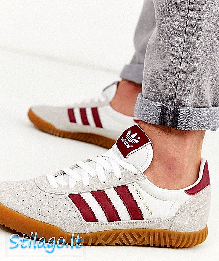 adidas Originals - Super sneakers d'intérieur avec semelle en gomme - Blanc