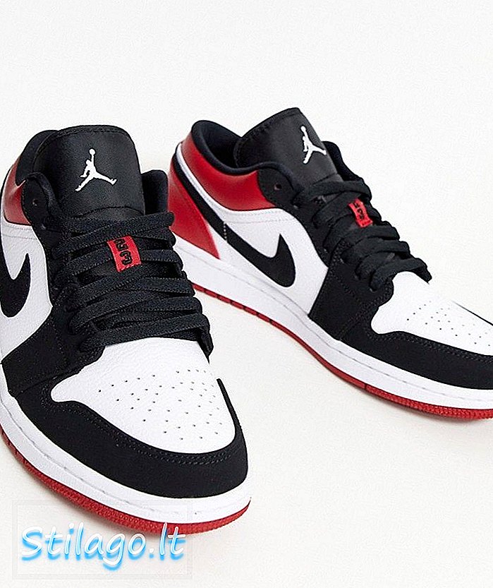 Nike Air Jordan Low trenere i rødt