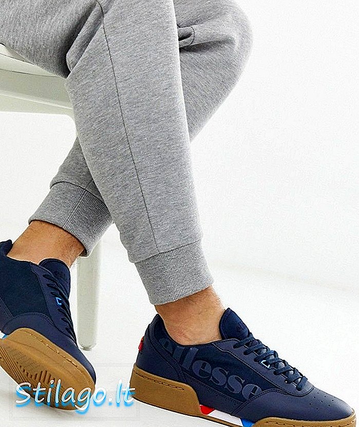 ellesse piacentino chunky sneakers navy