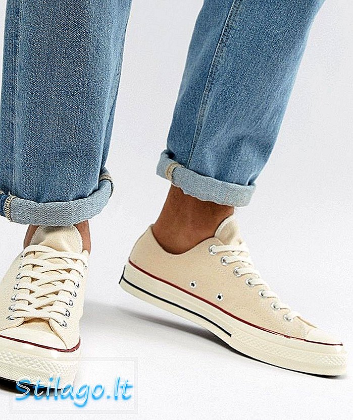 Converse Chuck Taylor All Star '70 Ox Trainers In Parchment 162062C-White