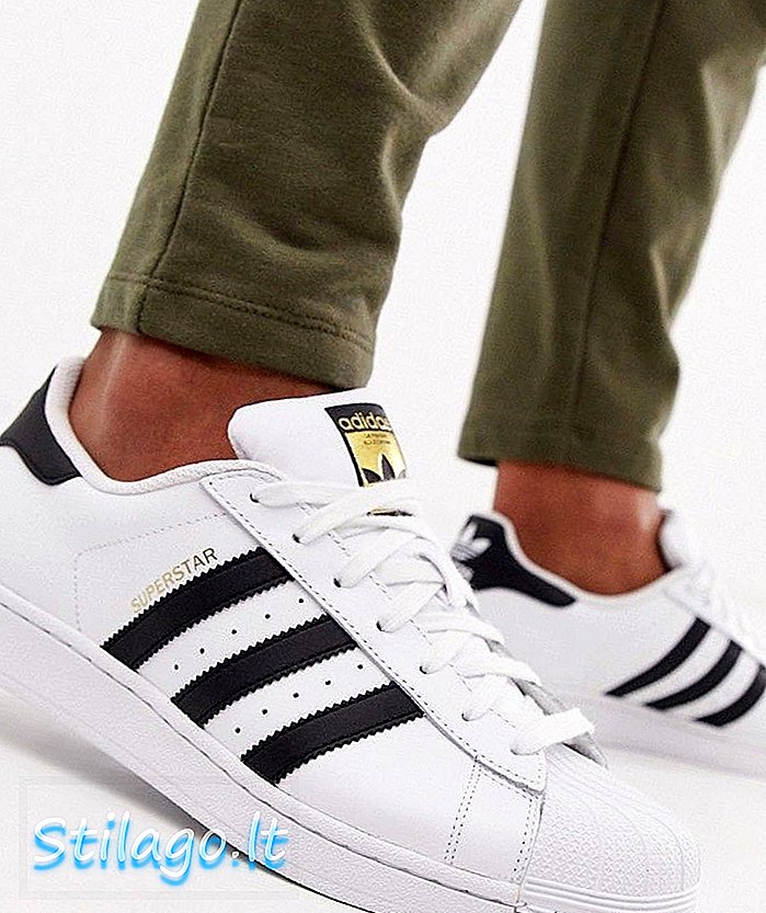 Sneaker adidas Originals Superstar in bianco-nero