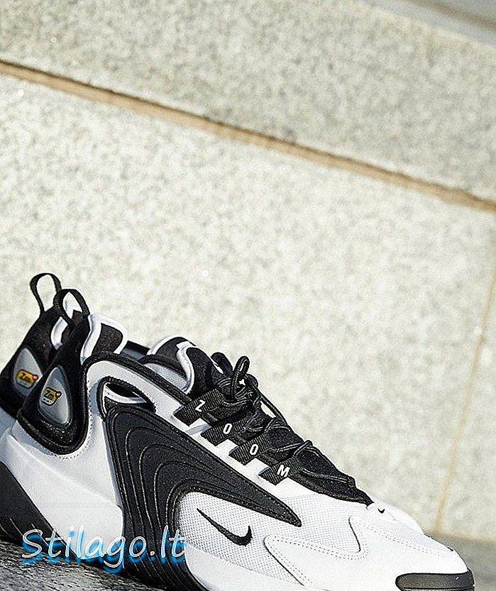 Baskets Nike Zoom 2K en noir et blanc