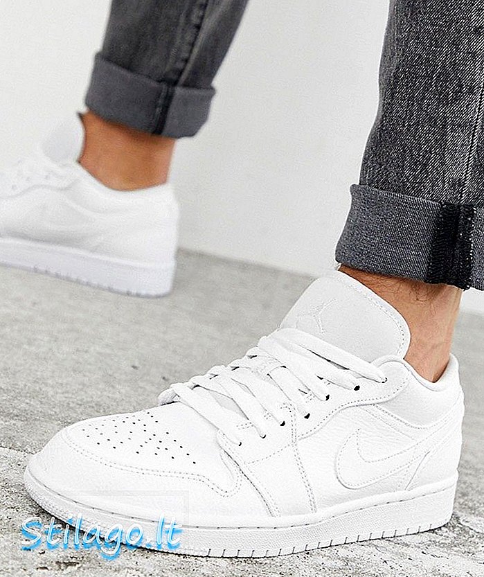 Beyaz Nike Air Jordan Düşük spor ayakkabı