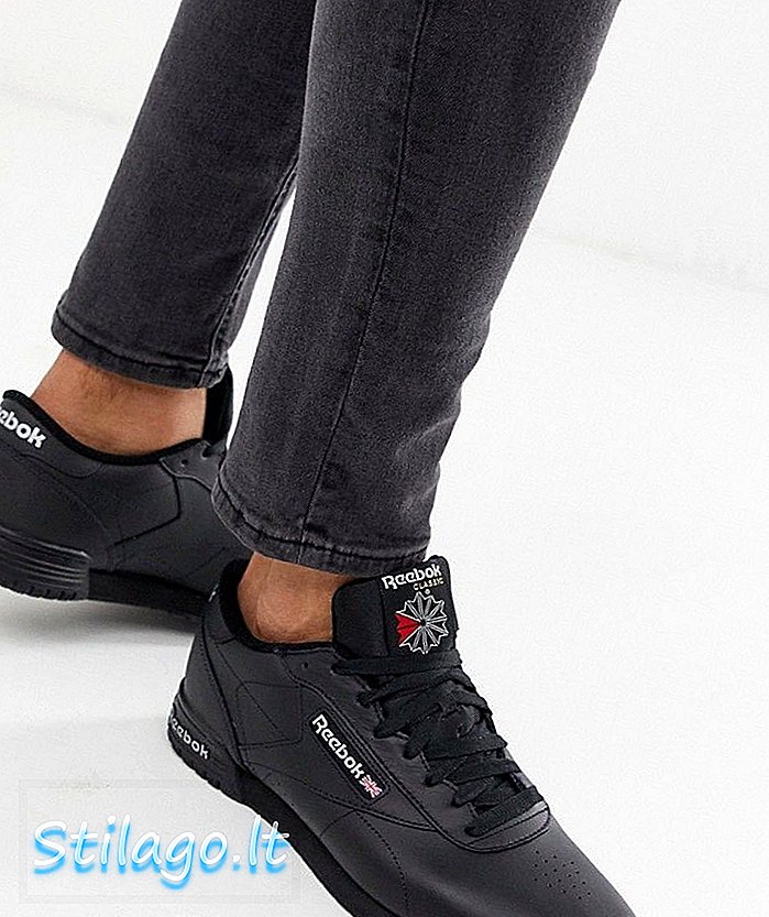 Reebok ex-o-fit lo edzőcipők fekete színben